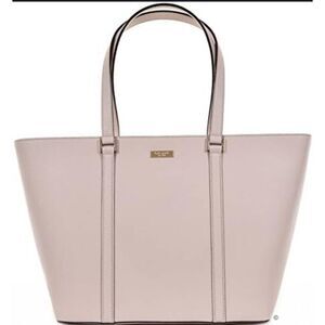 KATE SPADE Newbury Lane Large Pink Leather Tote